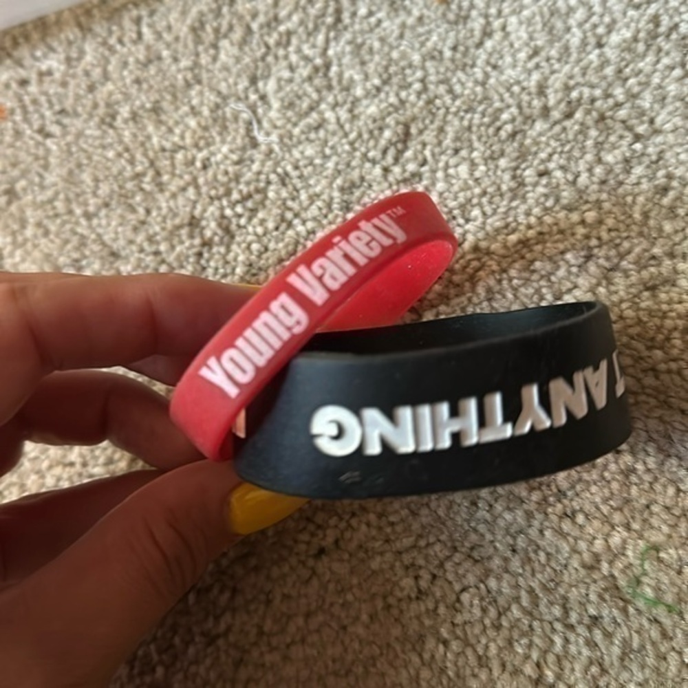 Two bracelets from event